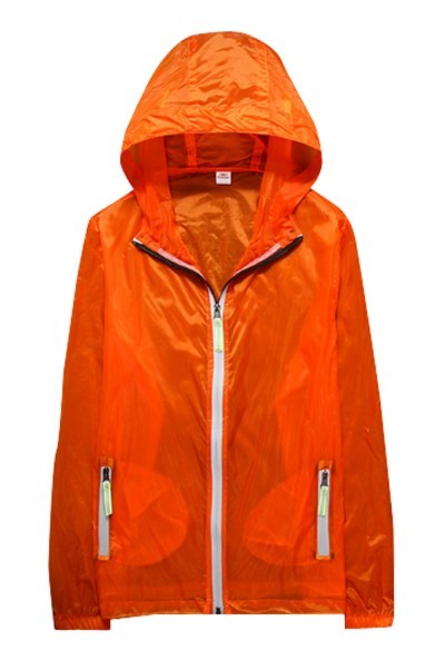 SKJ010 order summer outdoor sunscreen ultra-thin breathable plus size skin windbreaker sports skin windbreaker sun-protective clothing UV protection detail view-3